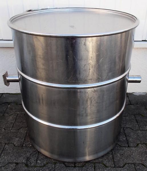MÜLLER Stainless Steel Drums with Lid 150 litres