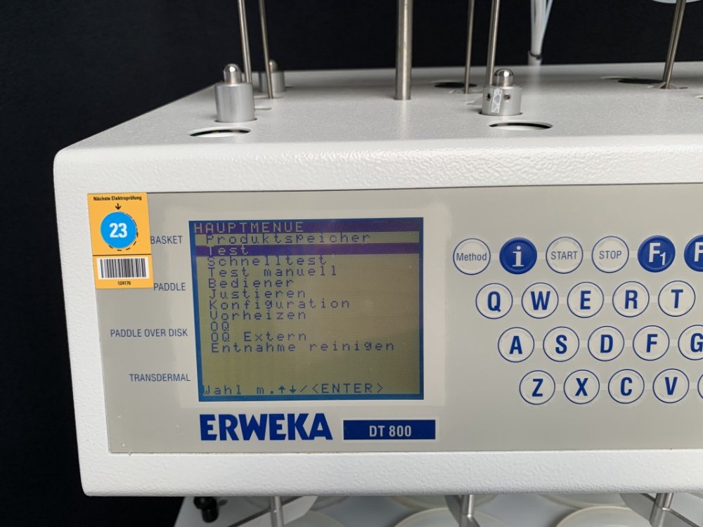 ERWEKA DT 800 LH Dissolution Tester