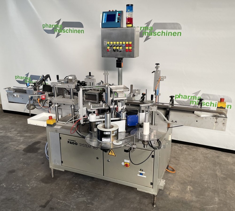 PAGO System 165 Haftettikettierer für Rundobjekte
