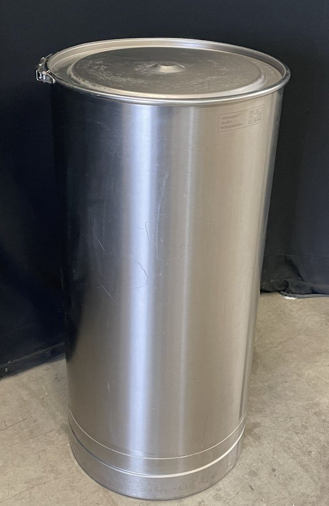 MÜLLER FD 200 Fût à couvercle en acier inoxydable 270 litres