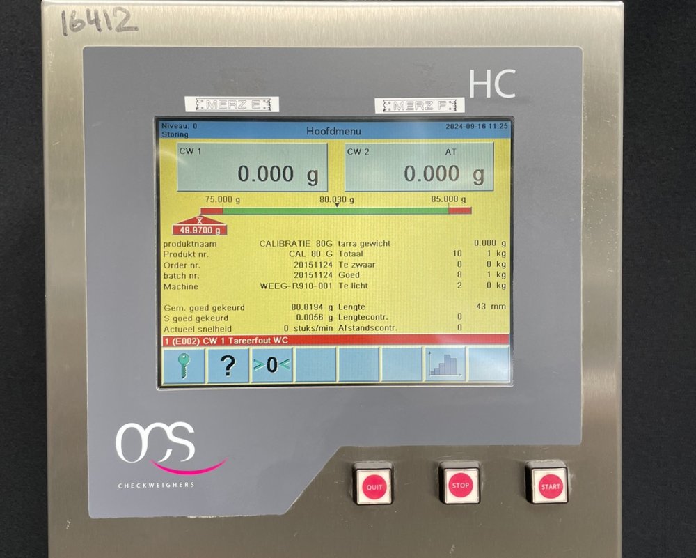 OCS HC Checkweigher up to 100 g