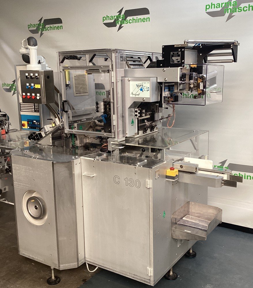 UHLMANN C 130 Kartonierer mit Blisterzuführung