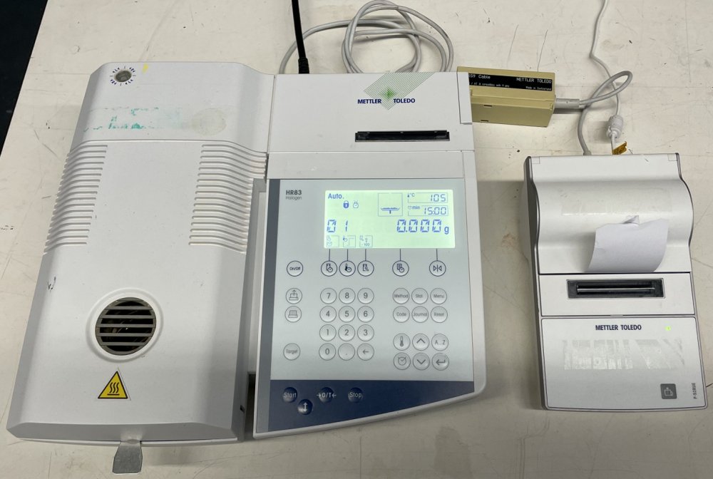 METTLER TOLEDO HR 83 P Halogentrockner mit Drucker