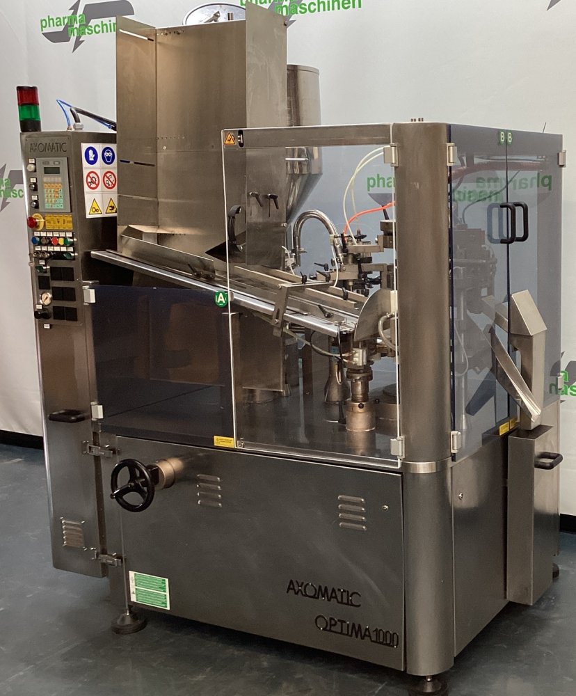 AXOMATIC OPTIMA 1000 Tubenfüll- und Verschließmaschine (Kunststofftuben)