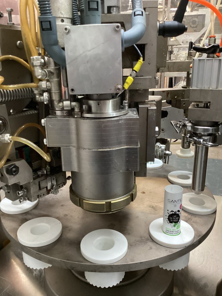 AXOMATIC OPTIMA 1000 Tubenfüll- und Verschließmaschine (Kunststofftuben)