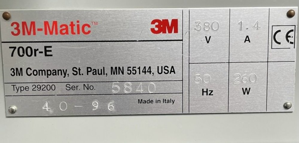 3 M-Matic 29200 Kartonverschließ- / Klebemaschine