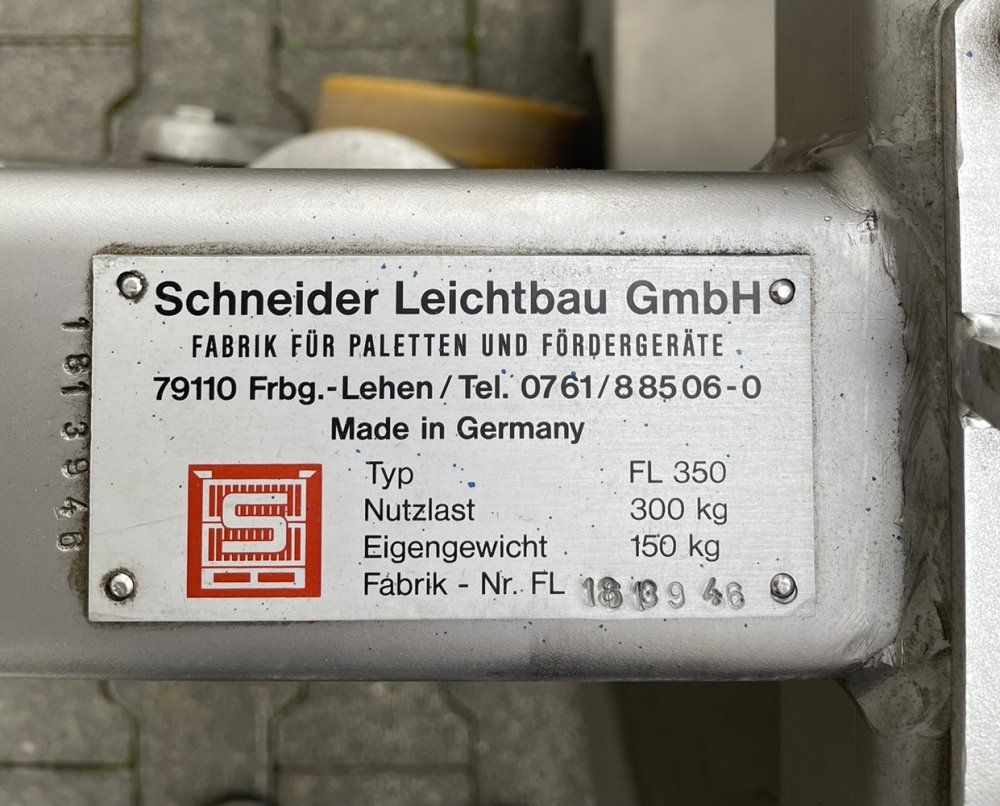 SCHNEIDER Robusto FL 350 Edelstahl-Fasslifter
