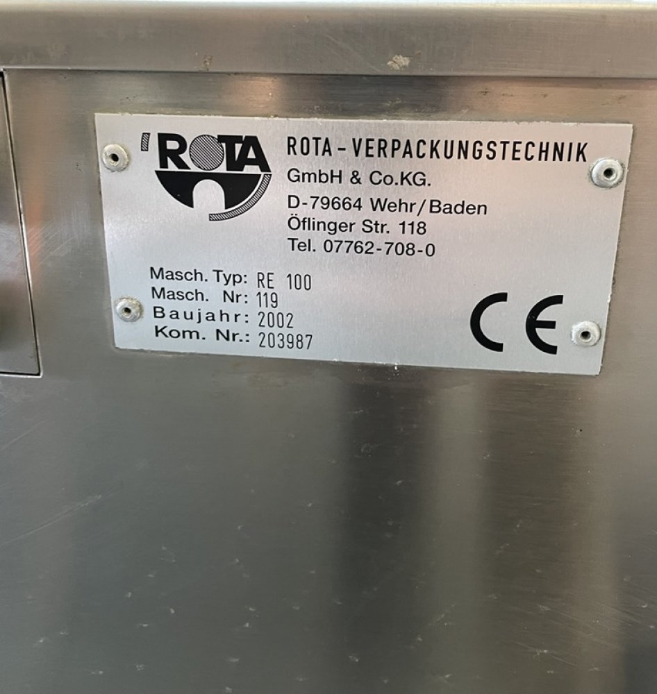 ROTA RE 100 Haftetikettierer für Vials und Ampullen