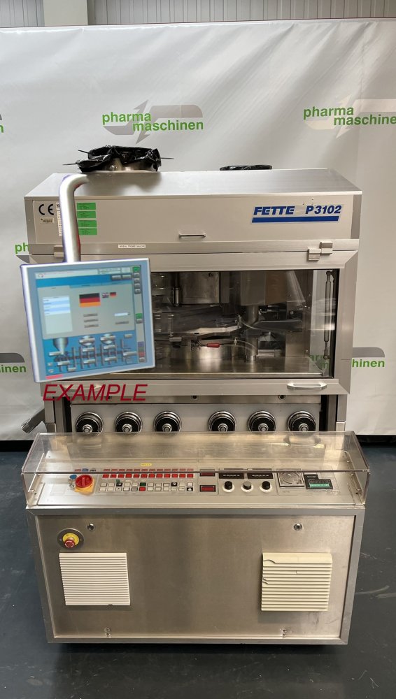 FETTE P 3102 EU-B 45 Stations Presse à comprimés rotative à deux couches