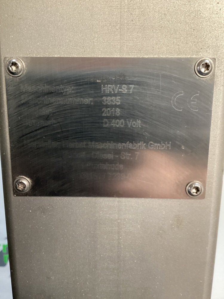 HERBST HRV S7 Laboratory Cream Processing Plant