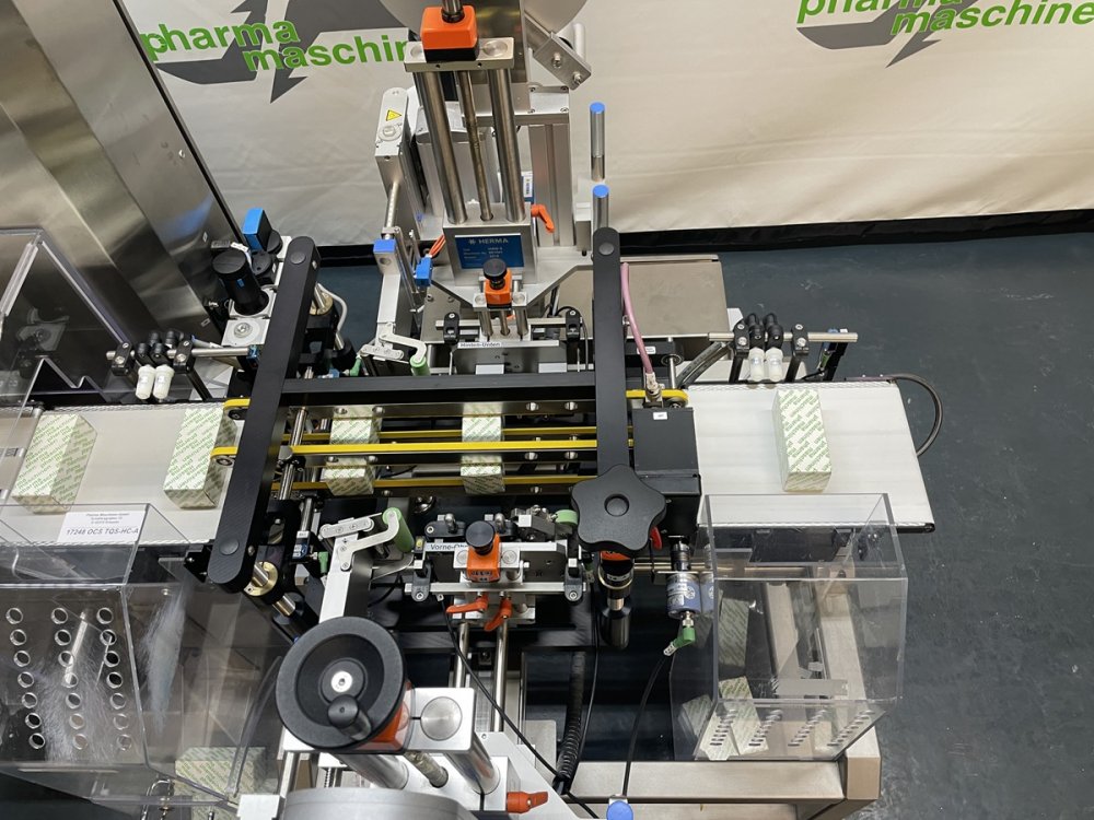 OCS TQS-HC-A Track & Trace pour cartons avec etiquetteuse temper evident