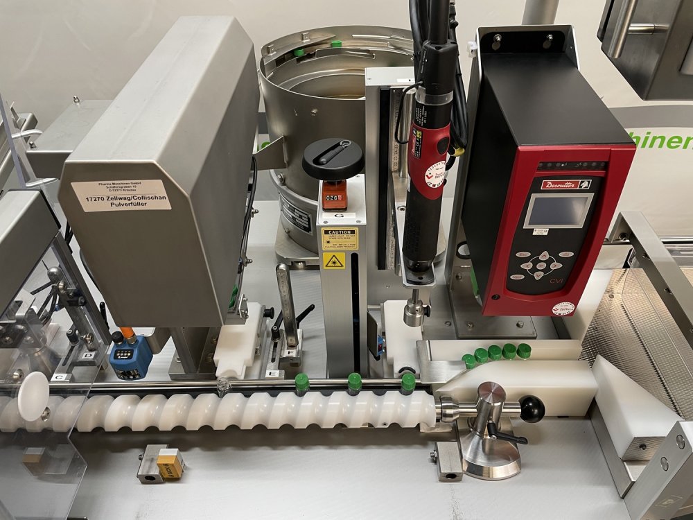 ZELLWAG Z-150 S - COLLISCHAN S 703 Pulverfüll- und Verschließmaschine