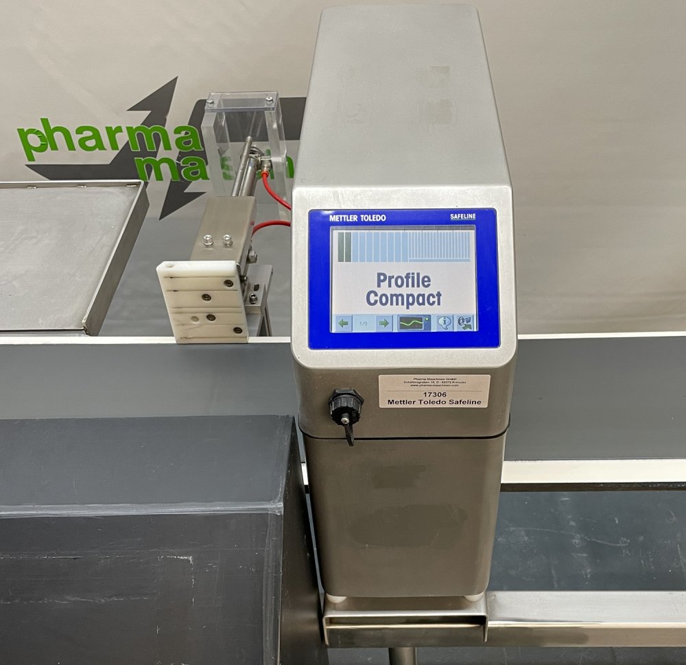 METTLER TOLEDO SAFELINE Detector de metales con cinta transportadora