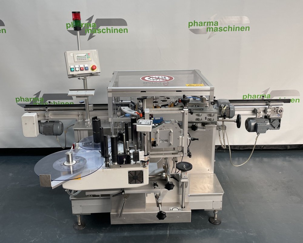SCHLEUTER GU R8 / VIALS Labeler for round objects