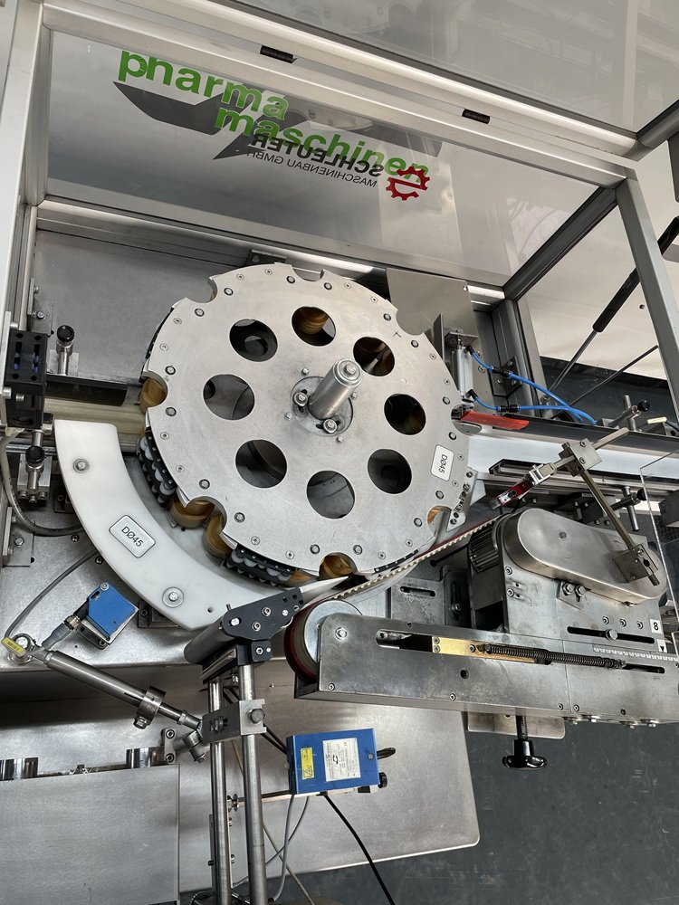 SCHLEUTER GU R8 / VIALS Labeler for round objects