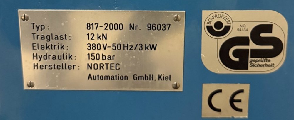 NORTEC 818-2000 Palettenwender