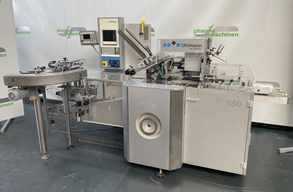 UHLMANN C 130 Encajadora con alimentador de blíster