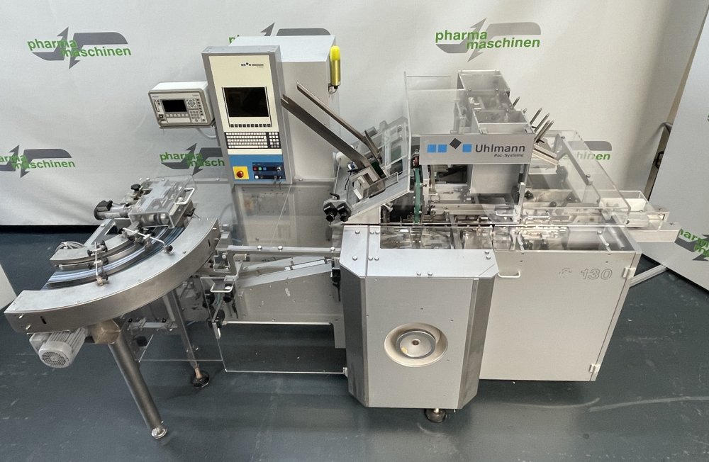 UHLMANN C 130 Encajadora con alimentador de blíster