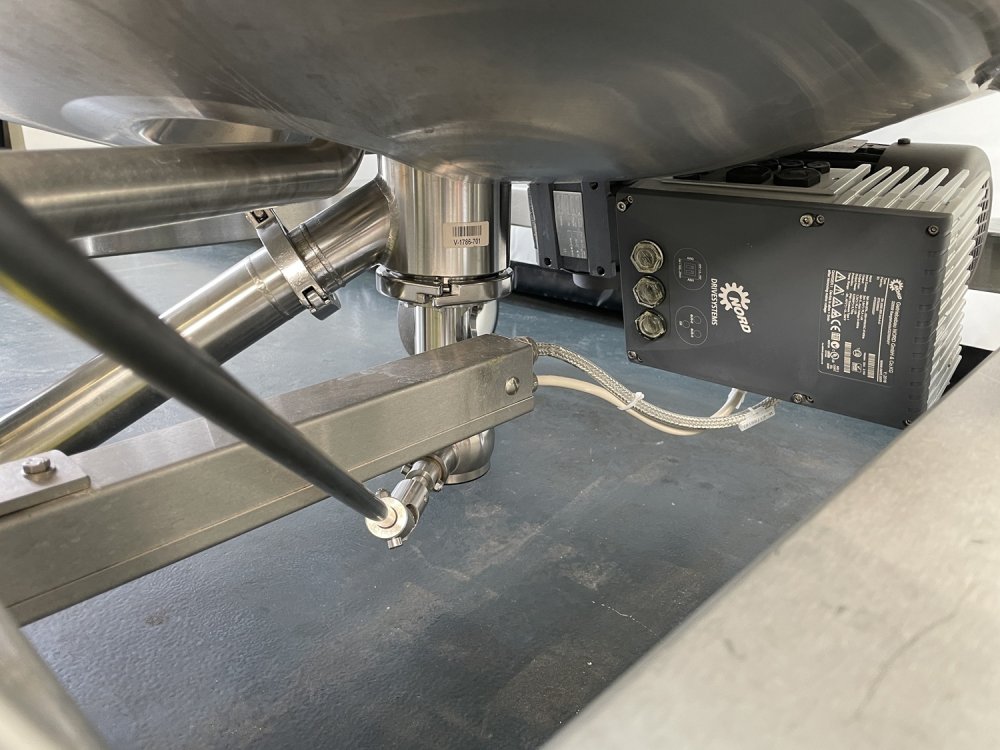 BOLZ Recipiente con agitador de acero inoxidable de 706 litros