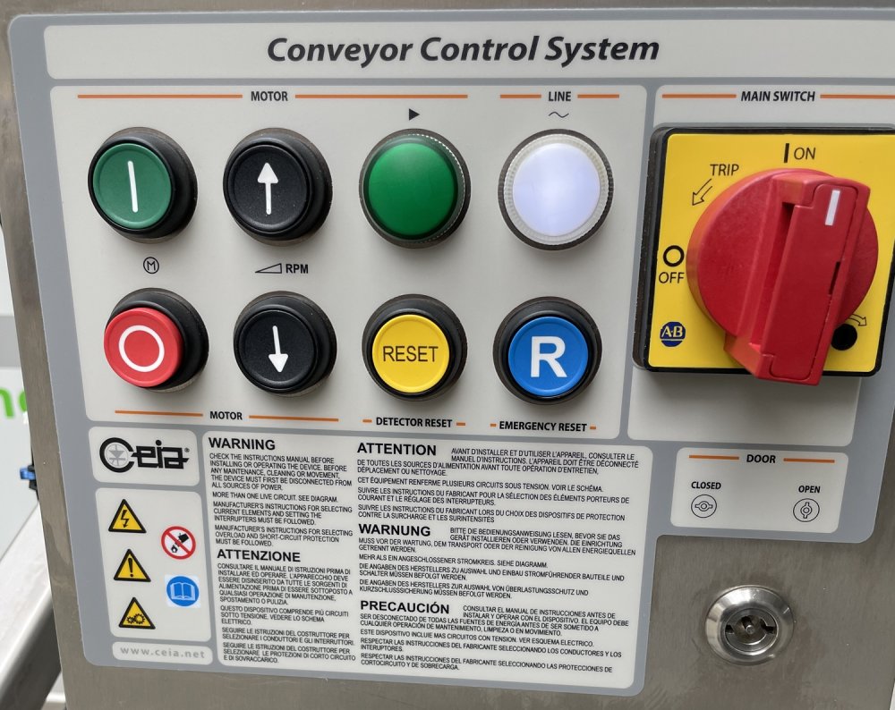 CEIA THS MS 21 Detector de metales con cinta transportadora