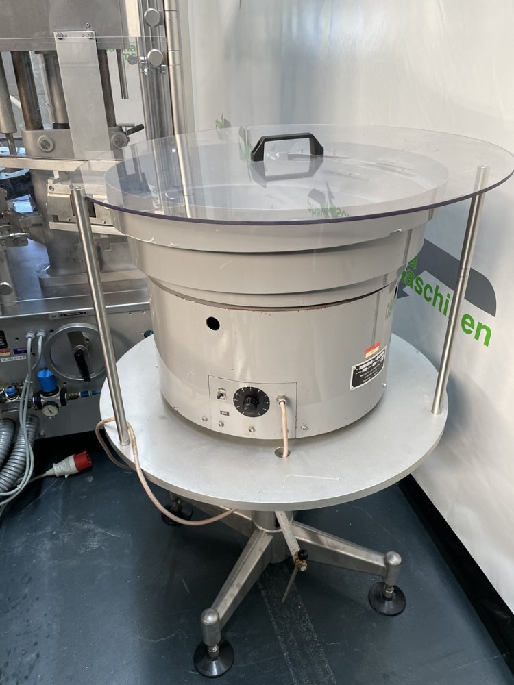 BAUSCH + STRÖBEL Line KSF 1020 + ESA 1002 Filling and Screw Capping machine for liquids with labeler